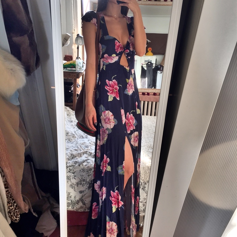 Reformation Reformed Fauna Flora Maxi Dress